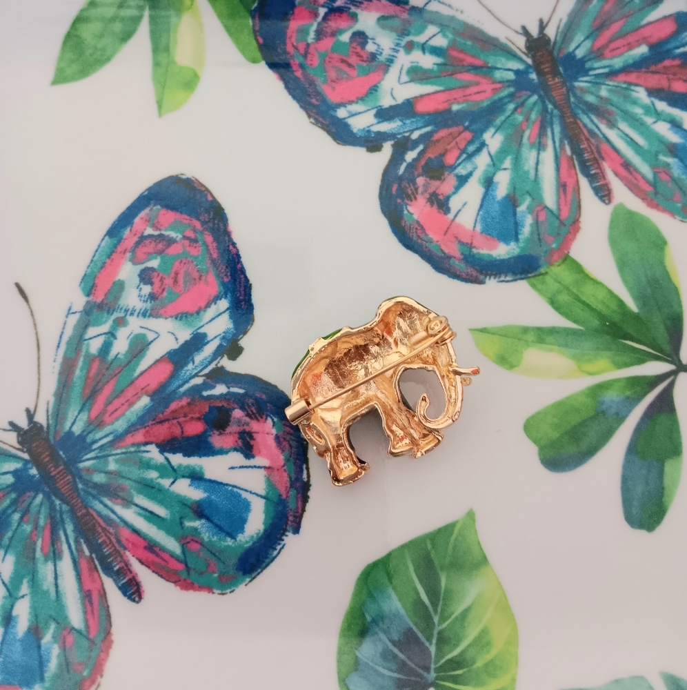 Elephant Brooch Pin - Picture 3 of 7